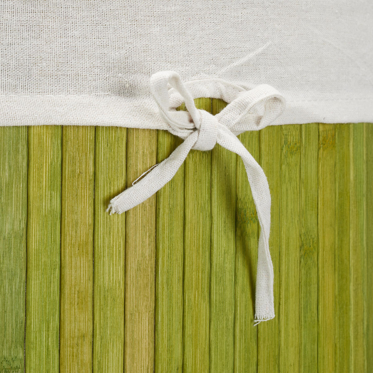 ECKWÄSCHEKORB - Grün, Holz/Textil (49.5/65/37cm) - Relaxdays