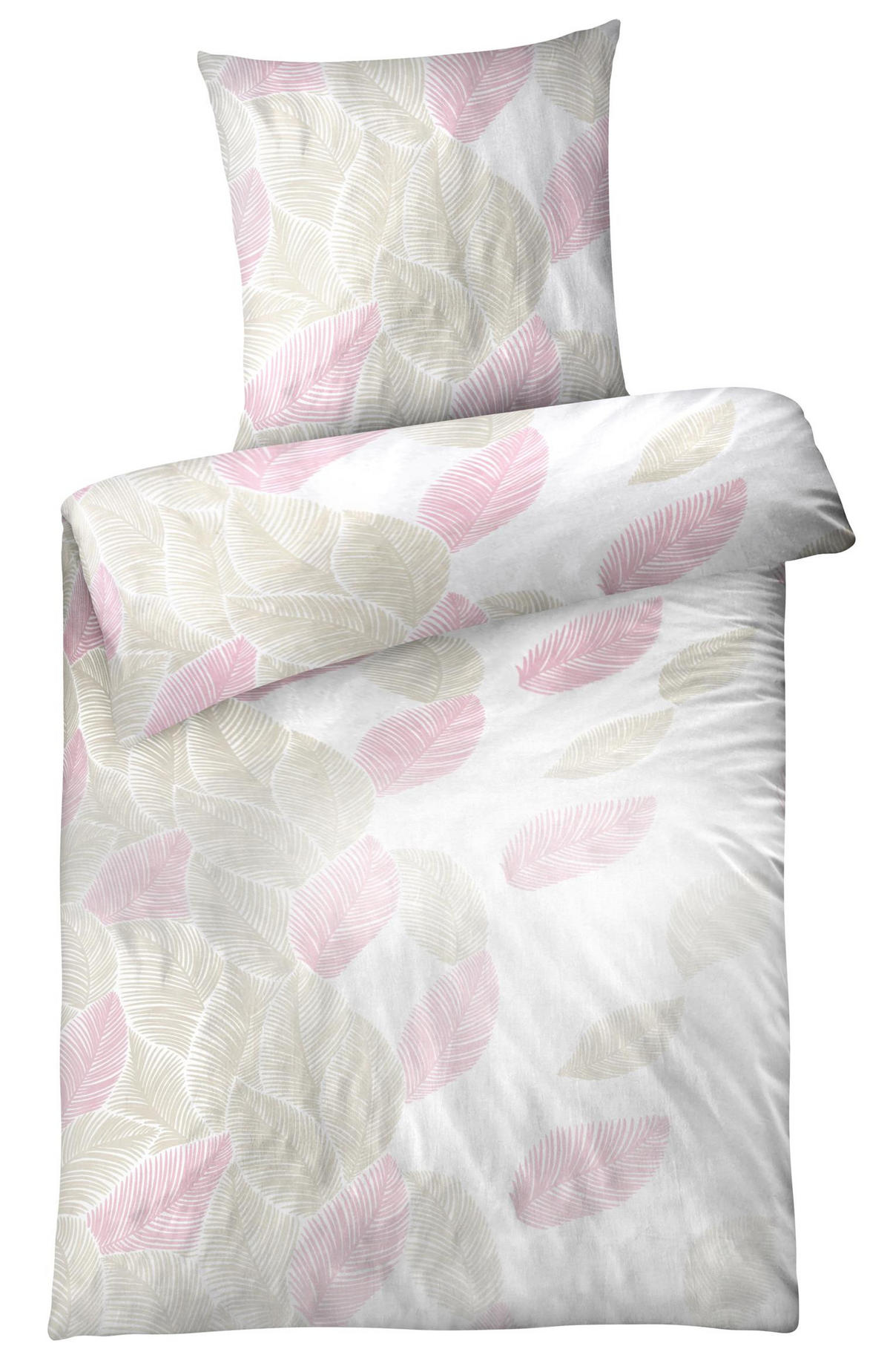 SEERSUCKER-BETTWÄSCHE 135x200 geblümt Sommer Bettbezug Bügelfrei aus 100% Baumwolle, Bettbezüge mit Blumen Muster - Weiß, Textil (135/200cm) - Carpe Sonno