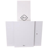 DUNSTABZUGSHAUBE GCH S 171 60 WH Prime + Umluftset, 60 cm Weiß - Weiß, Metall (60/102.5/40.5cm) - Gurari