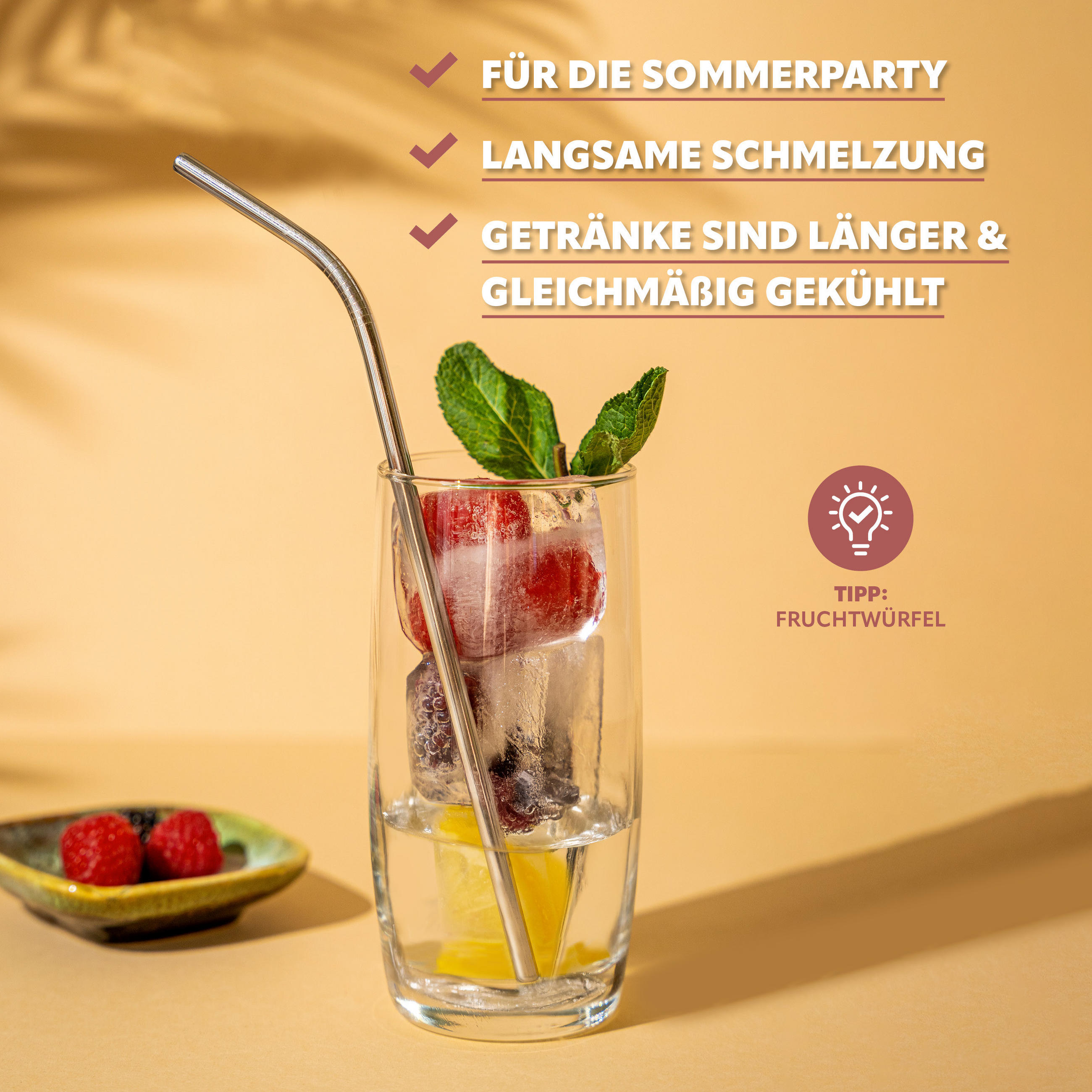 EISWÜRFELFORM 2er-Set - Türkis, Kunststoff (15/4.8/9.5cm) - bremermann