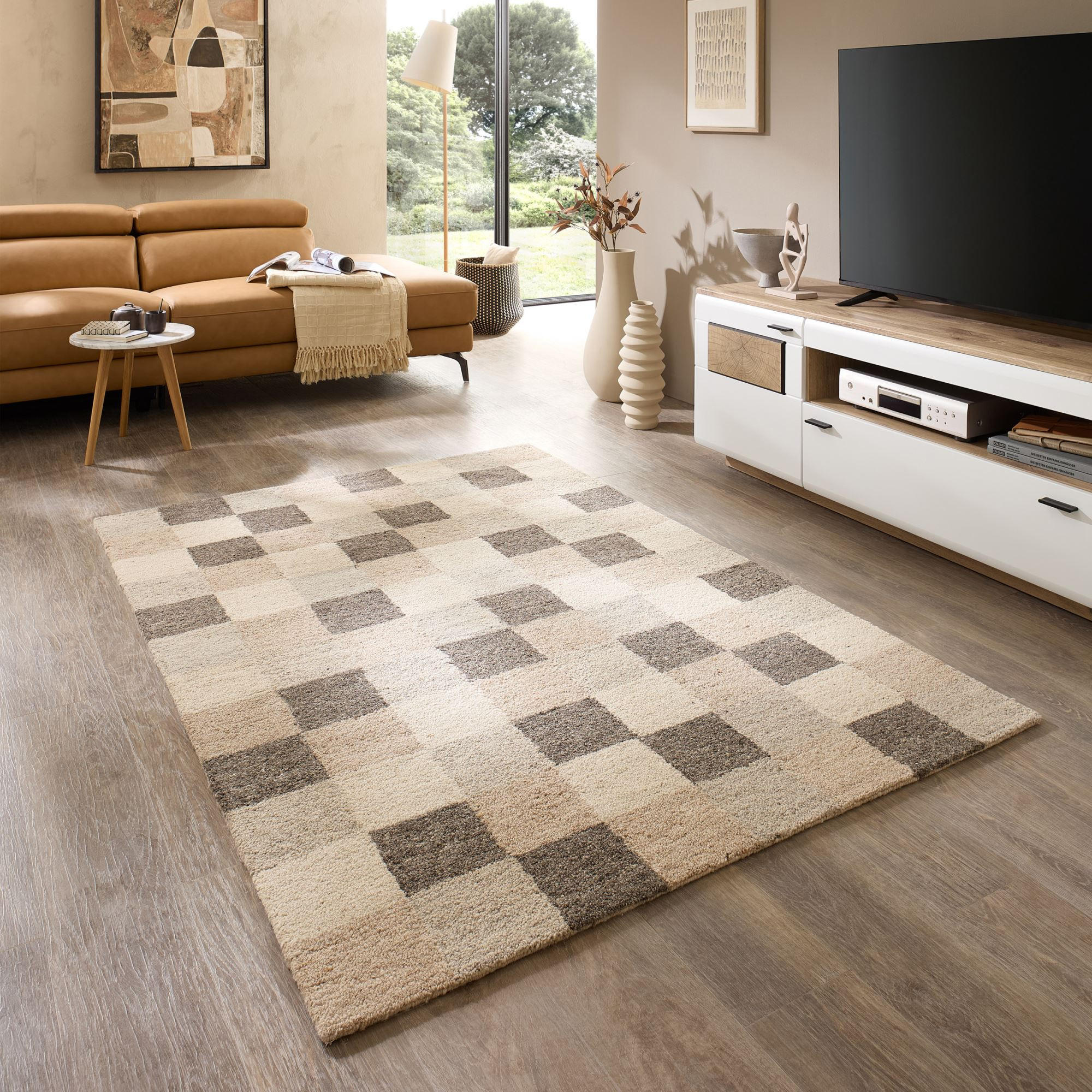 TUFTTEPPICH Natur Loop 250x300 cm - Naturfarben, Textil (250/300cm) - Natur Pur