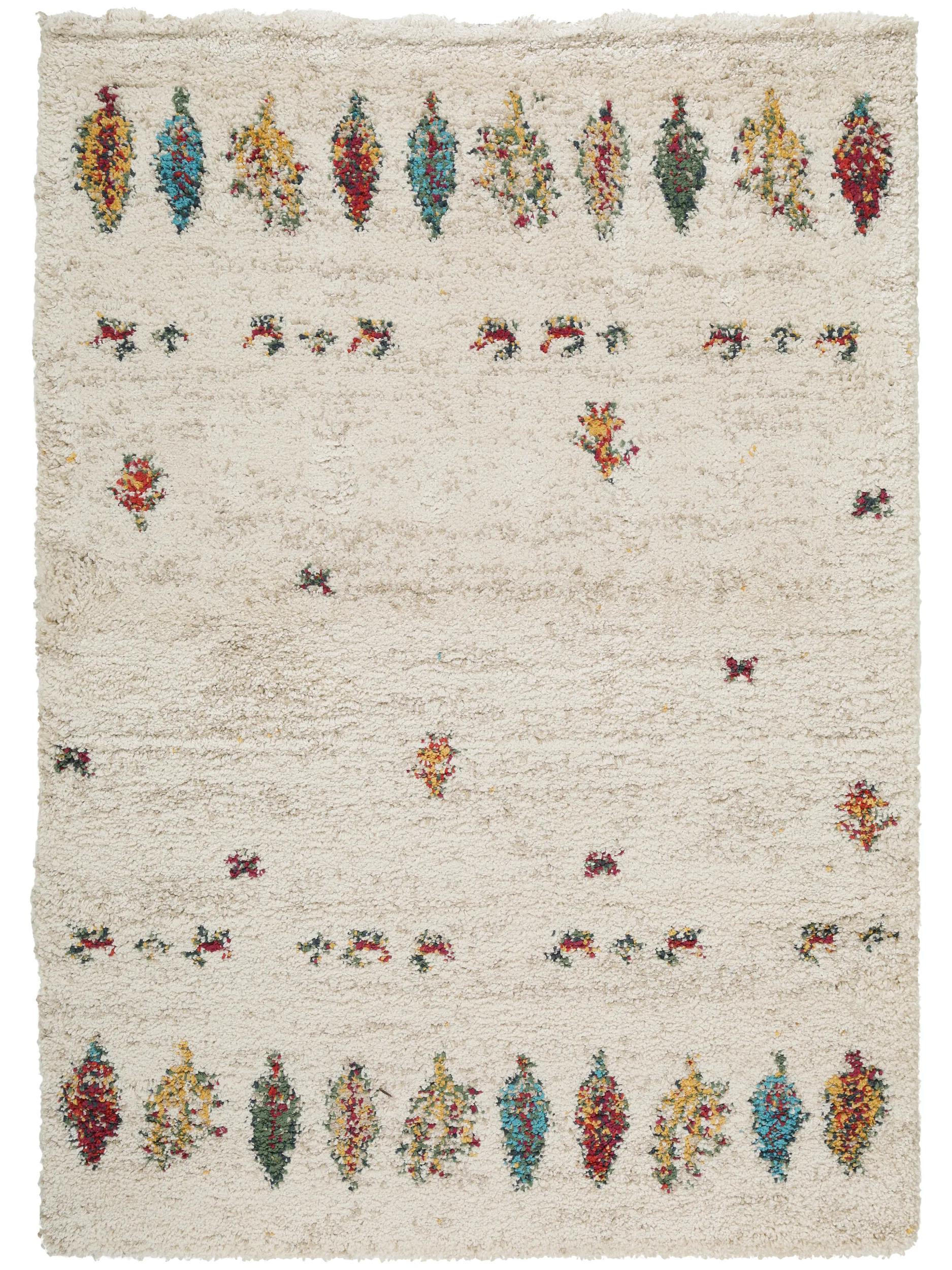benuta Hochflorteppich Beige 120x170 cm