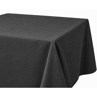 TISCHDECKE Leinenoptik 90/90 cm eckig anthrazit - Anthrazit, Kunststoff (90/90cm) - TiborTex