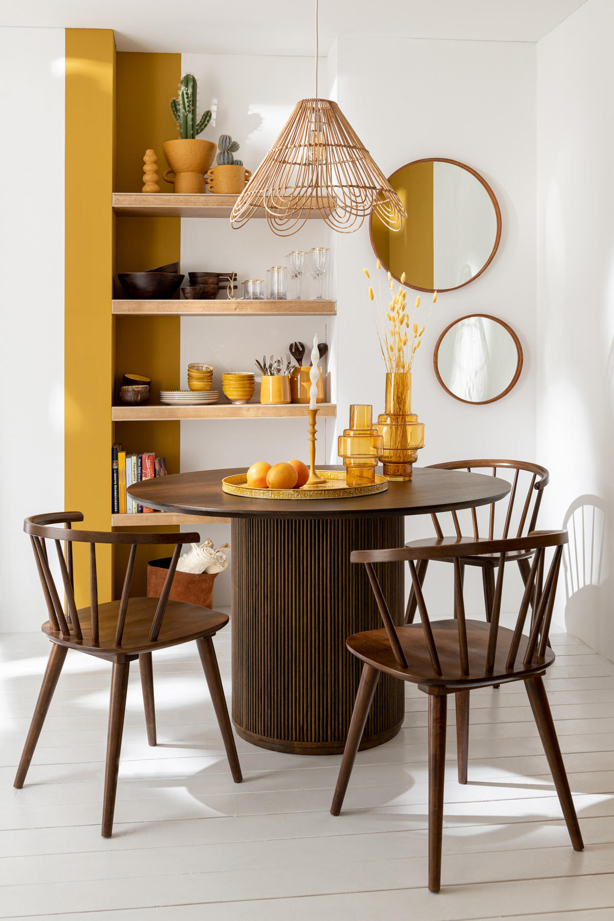 ESSTISCH VINCENT - Holz - Braun - L - Braun, Holz (120/120/76cm) - J-Line