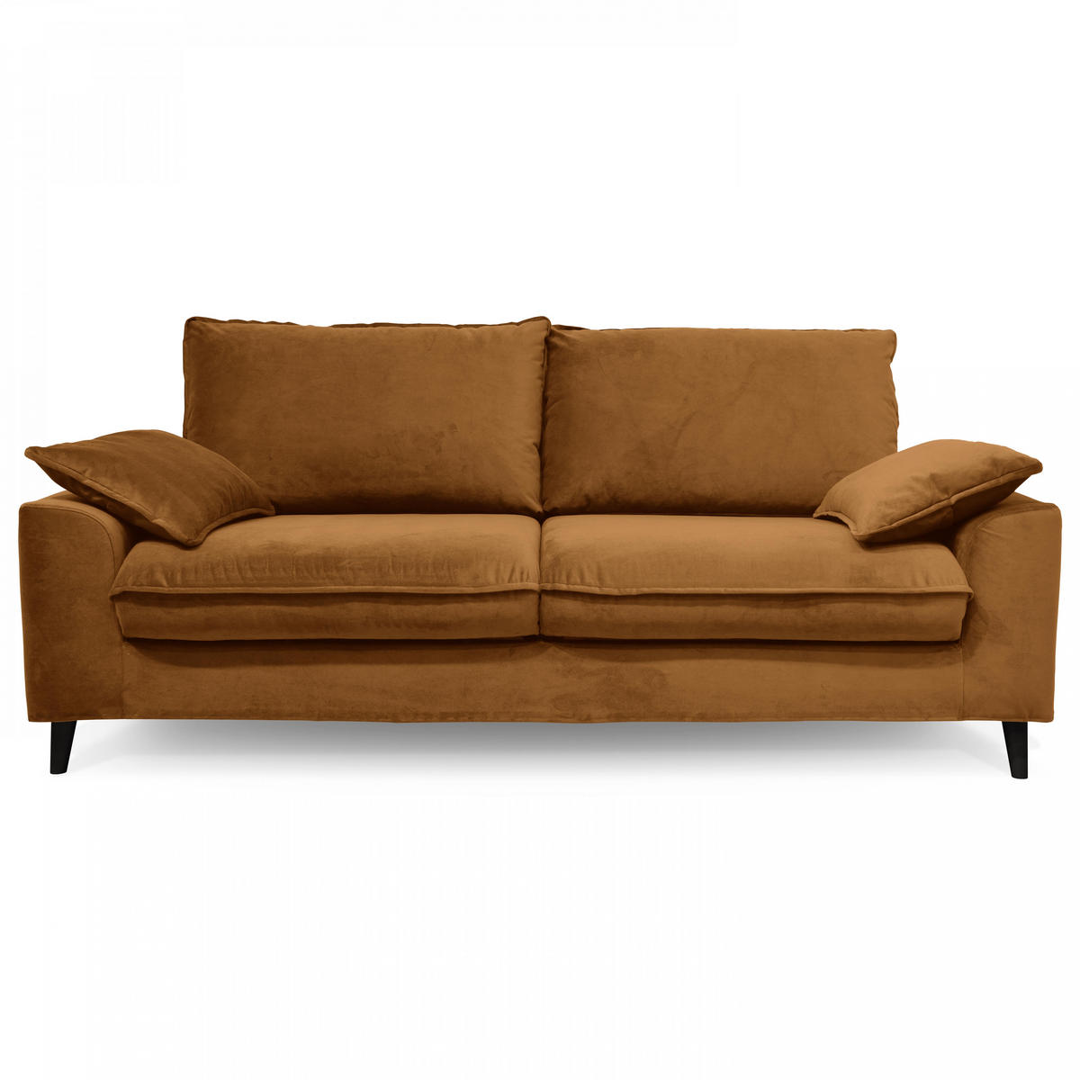 3-SITZER-SCHLAFSOFA, Stoff, Braun - Braun, Textil (97/88/205cm) - Oviala