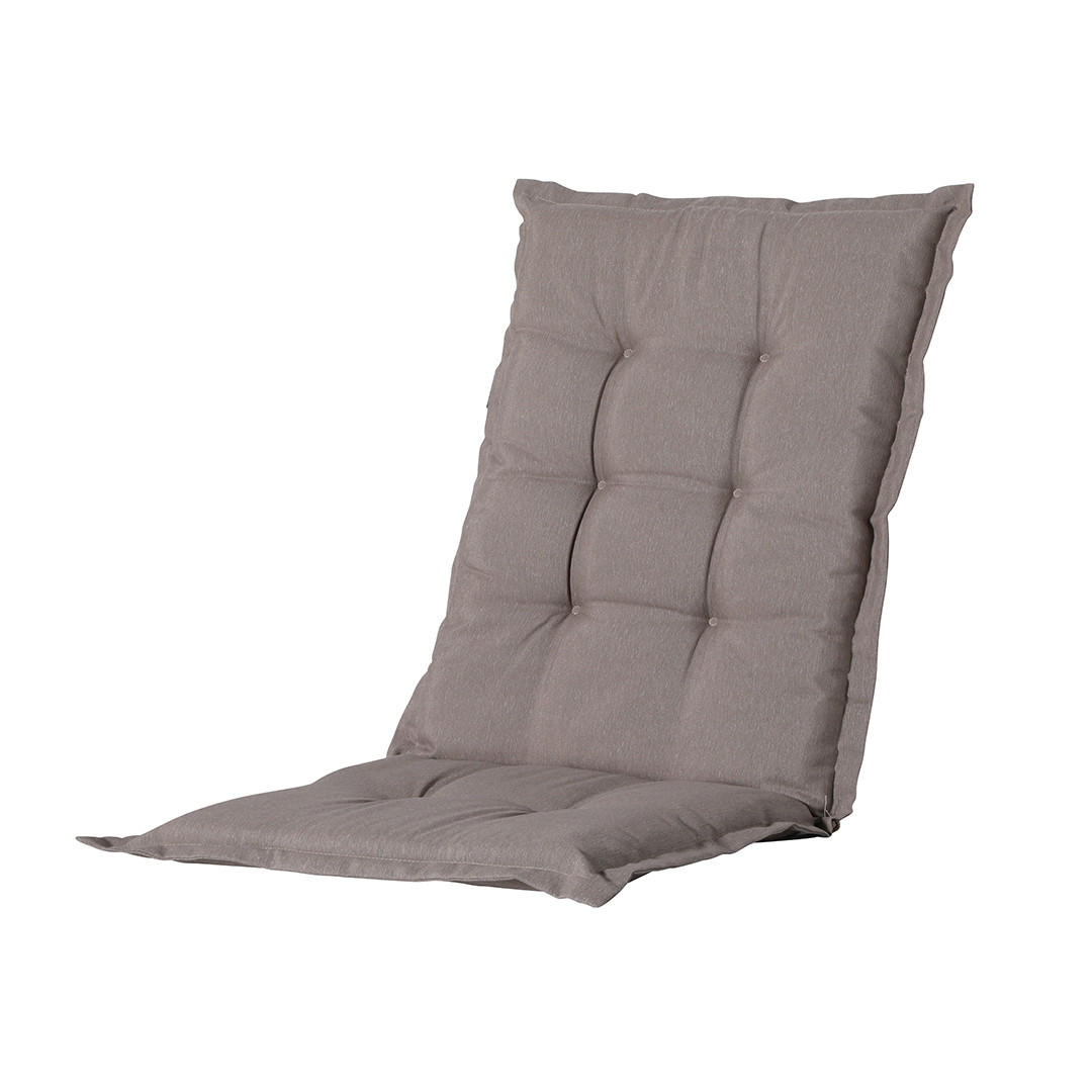 GARTENSTUHLKISSEN Panama 105/50 cm 4er-Set - Braun, Textil (50/6/105cm) - Madison