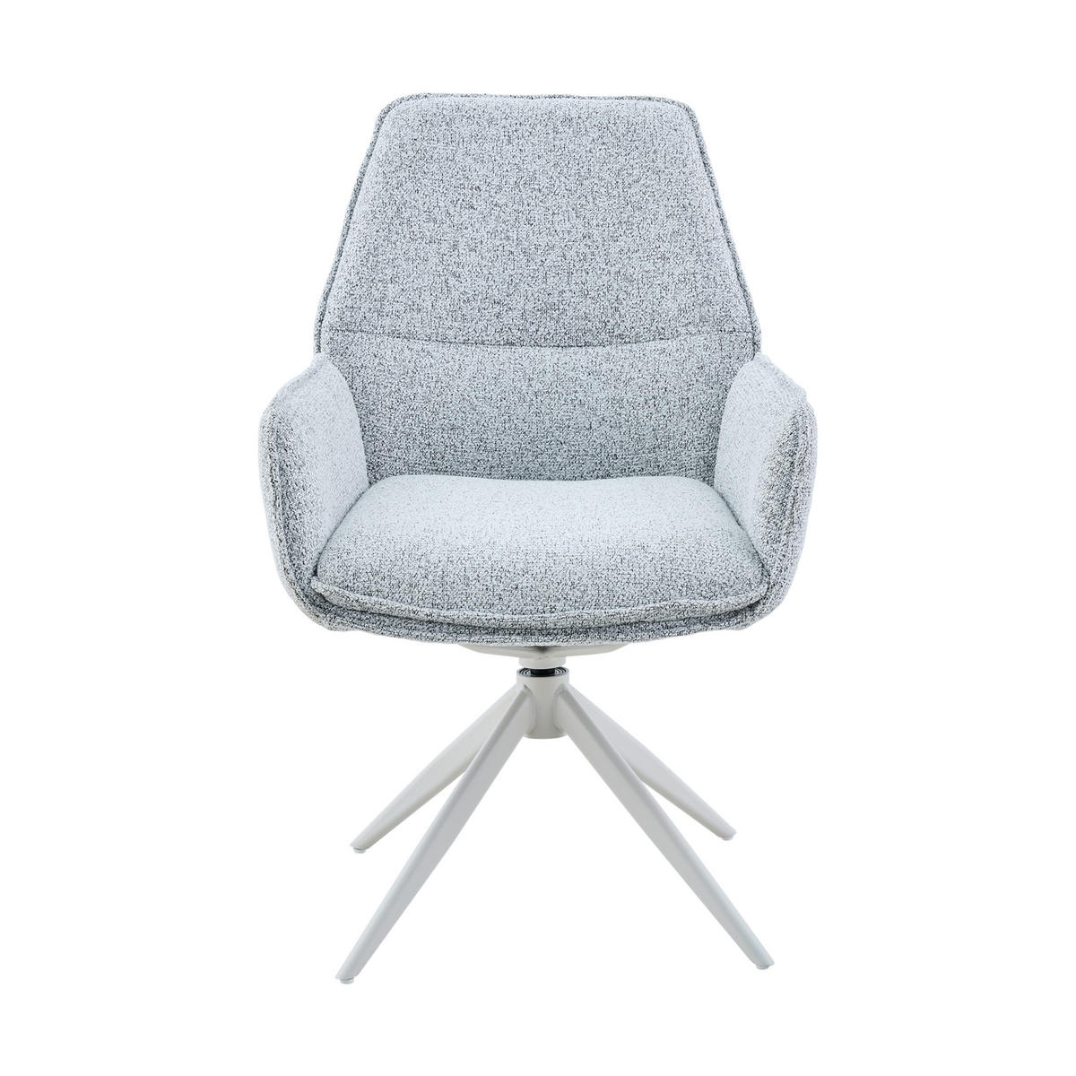 ESSZIMMERSTUHL Hera Grau 63/63/83 cm 2-er Set - Grau, Textil (63/83/63cm) - Starfurn