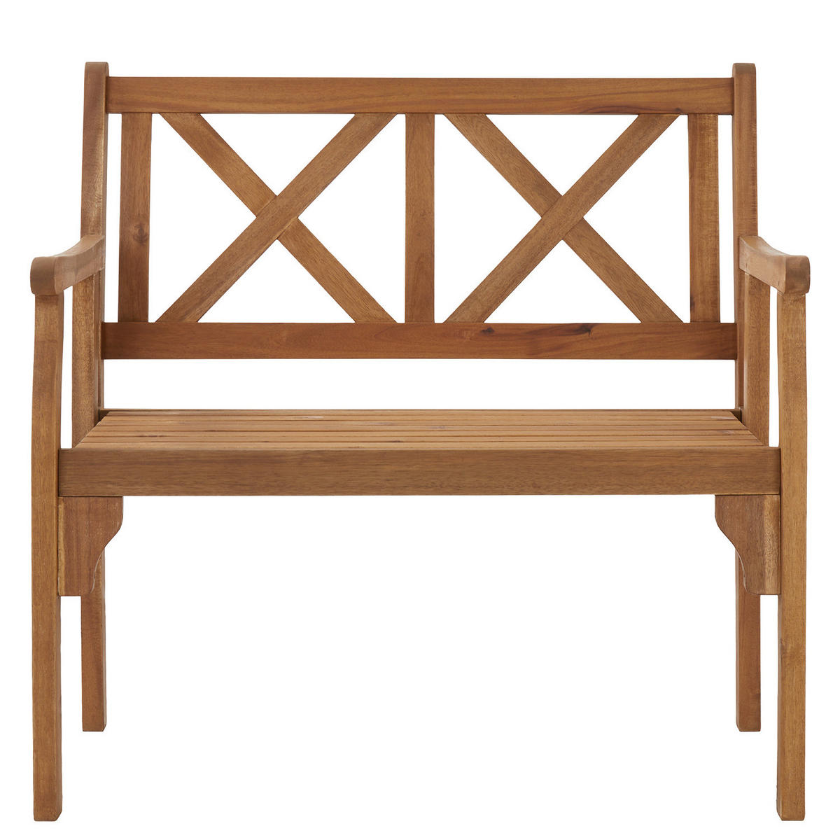 GARTENBANK Lovebird - Braun, Holz/Holzwerkstoff (90/90/55cm) - Butlers