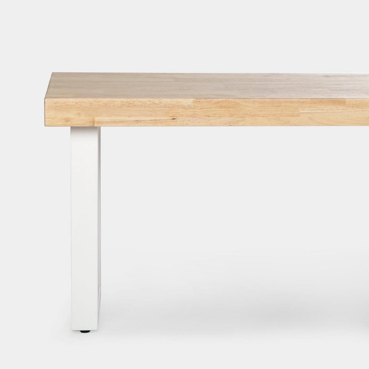 BANK Alys Natürlich 120 cm x 47 cm - Naturfarben/Weiß, Holz (120/47/34cm) - Klast Home