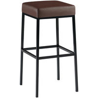 BARHOCKER Montreal 37x37x78 cm braun - Braun, Leder (37/78/37cm) - furnicato