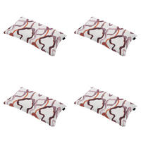 DEKORATIONSKISSEN Blaze - Mehrfarbig - 30/50/10 cm - 4er-Set - Multicolor, Textil (50/30cm) - Madison