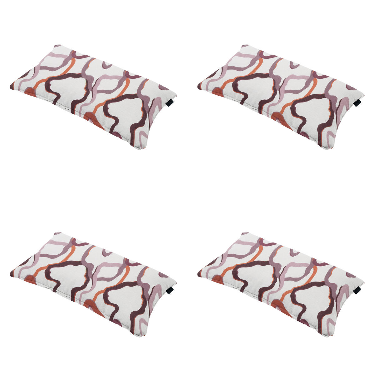 DEKORATIONSKISSEN Blaze - Mehrfarbig - 30/50/10 cm - 4er-Set - Multicolor, Textil (50/30cm) - Madison