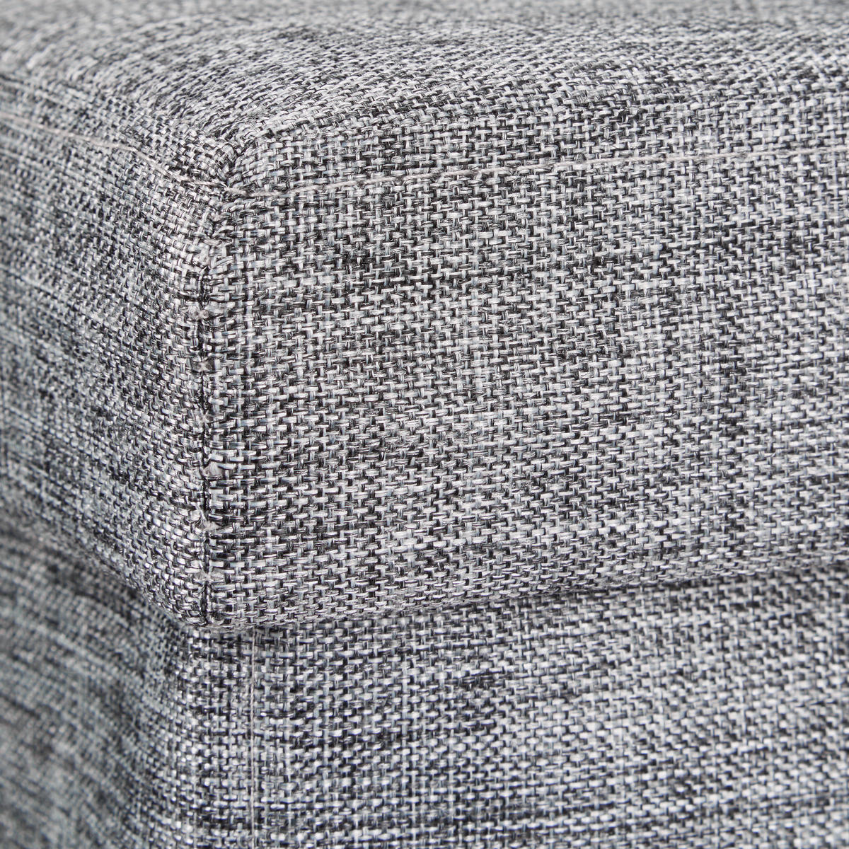 FALTBARER Sitzhocker - Grau, Holzwerkstoff/Textil (38/38/38cm) - Relaxdays