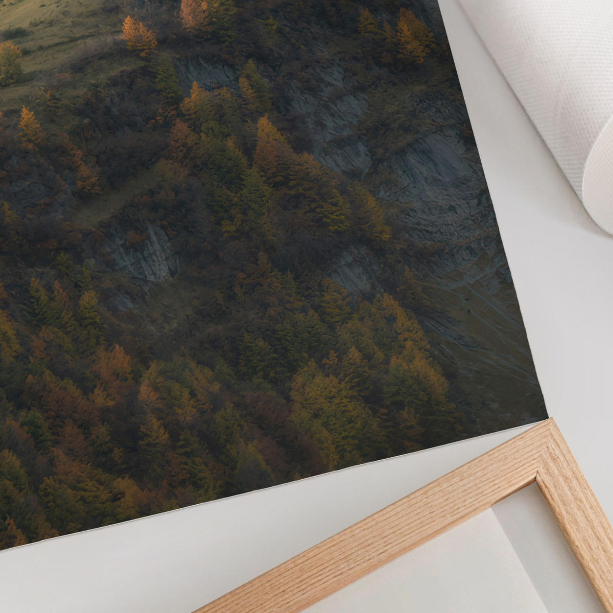 POSTER - 42x59 cm - Lunori - Herbst in den Bergen - Blau, Textil (42/59/0.1cm) - TULUP