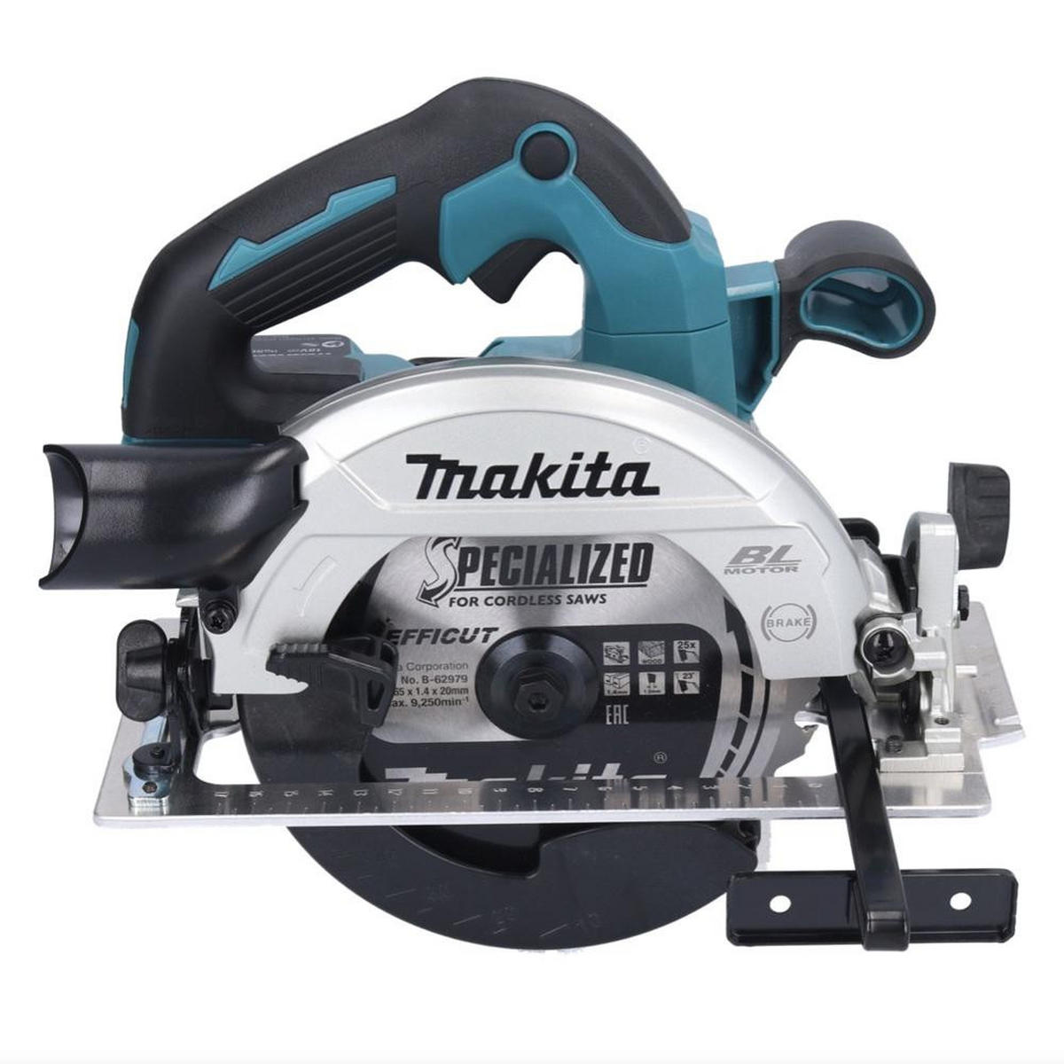 MAKITA DHS 661 Z Akku Handkreissäge 18 V 165 mm Brushless Solo - ohne Akku, ohne Ladegerät - Multicolor, Kunststoff (34/225/22cm) - Makita