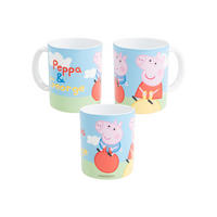 BECHER Peppa Wutz Peppa & Georg Mehrfarbig 320 ml - Multicolor, Keramik (0.32L) - United Labels