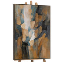 GEMÄLDE Palette des Abends Schattenfugenrahmen Grau 120x80 cm - Grau, Holz (120/80cm) - YS-art gallery