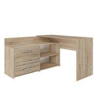SCHREIBTISCH Eiche Sonoma 120/76/50 - Sonoma Eiche, Holzwerkstoff (50/120/76cm) - RAUMHIRSCH FURNITURE