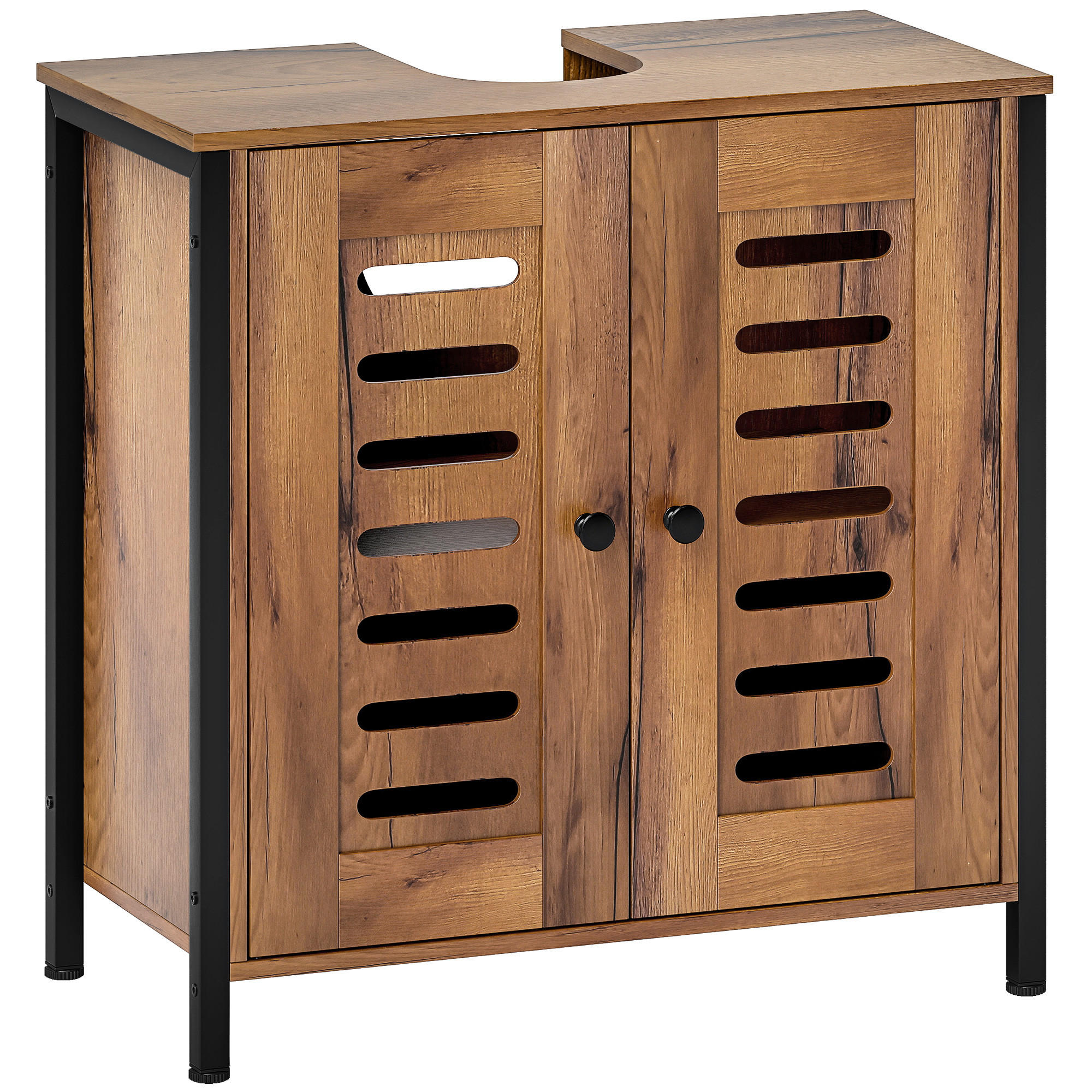 HÄNGESCHRANK Rustikales Braun 1 Stück - Beige, Naturmaterialien (60/60/30cm) - GiPP