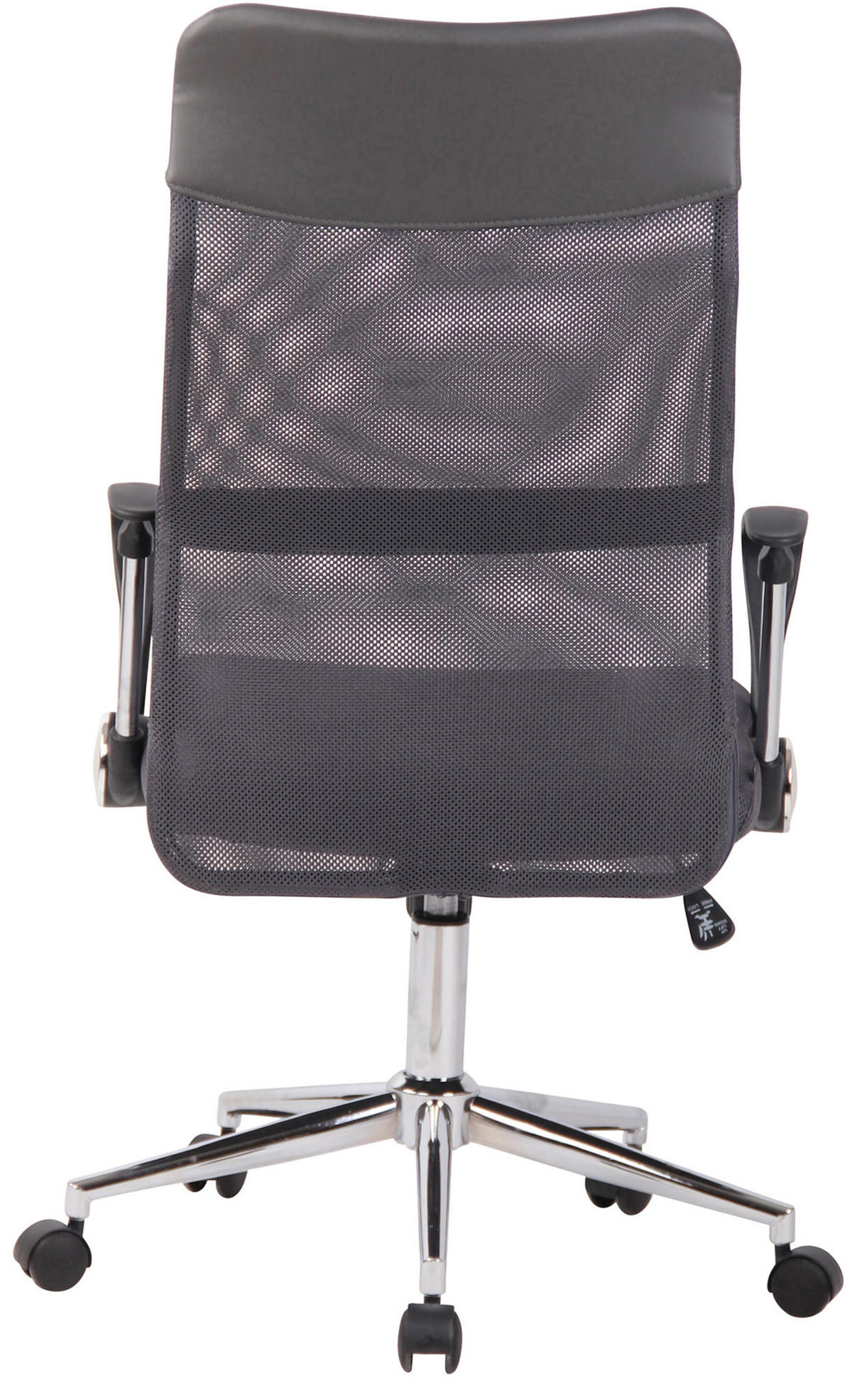 DREHSTUHL Microfaser grau - Chromfarben/Grau, Kunststoff/Textil (60/108/64cm) - CLP