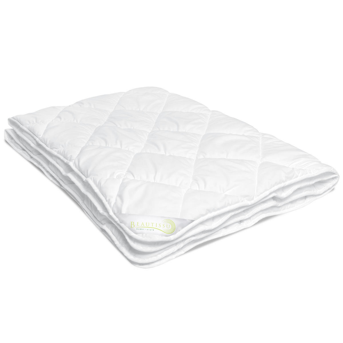 BETTDECKE BeauNuit MD 135/200 cm Mono - Weiß, Textil (135/200cm) - Beautissu 