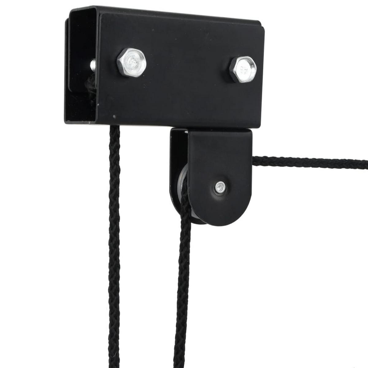 FAHRRADLIFT Deckenmontage 57 Kg - Schwarz, Metall (4/13.5/12cm) - vidaXL