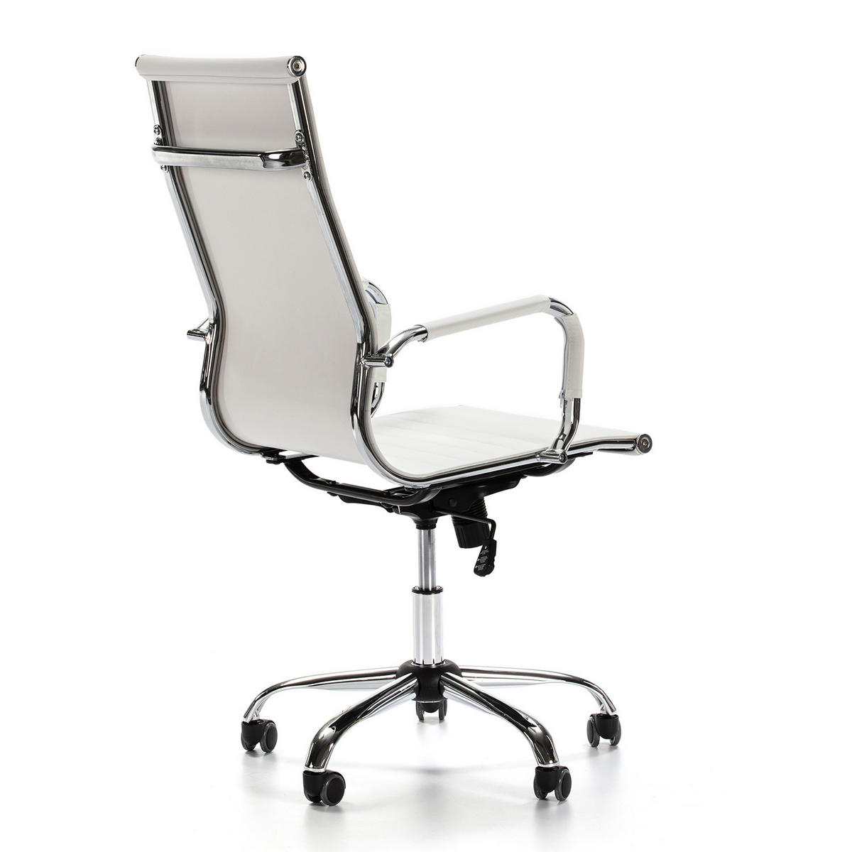 SCAUN rotativ Londres cu funcție de pat, alb - alb, blană (71/107/55cm) - VS Venta-stock