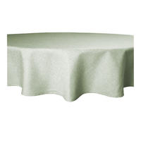 TISCHDECKE Leinenoptik 220 cm rund Hellgrün - Hellgrün, Textil (220cm) - TiborTex