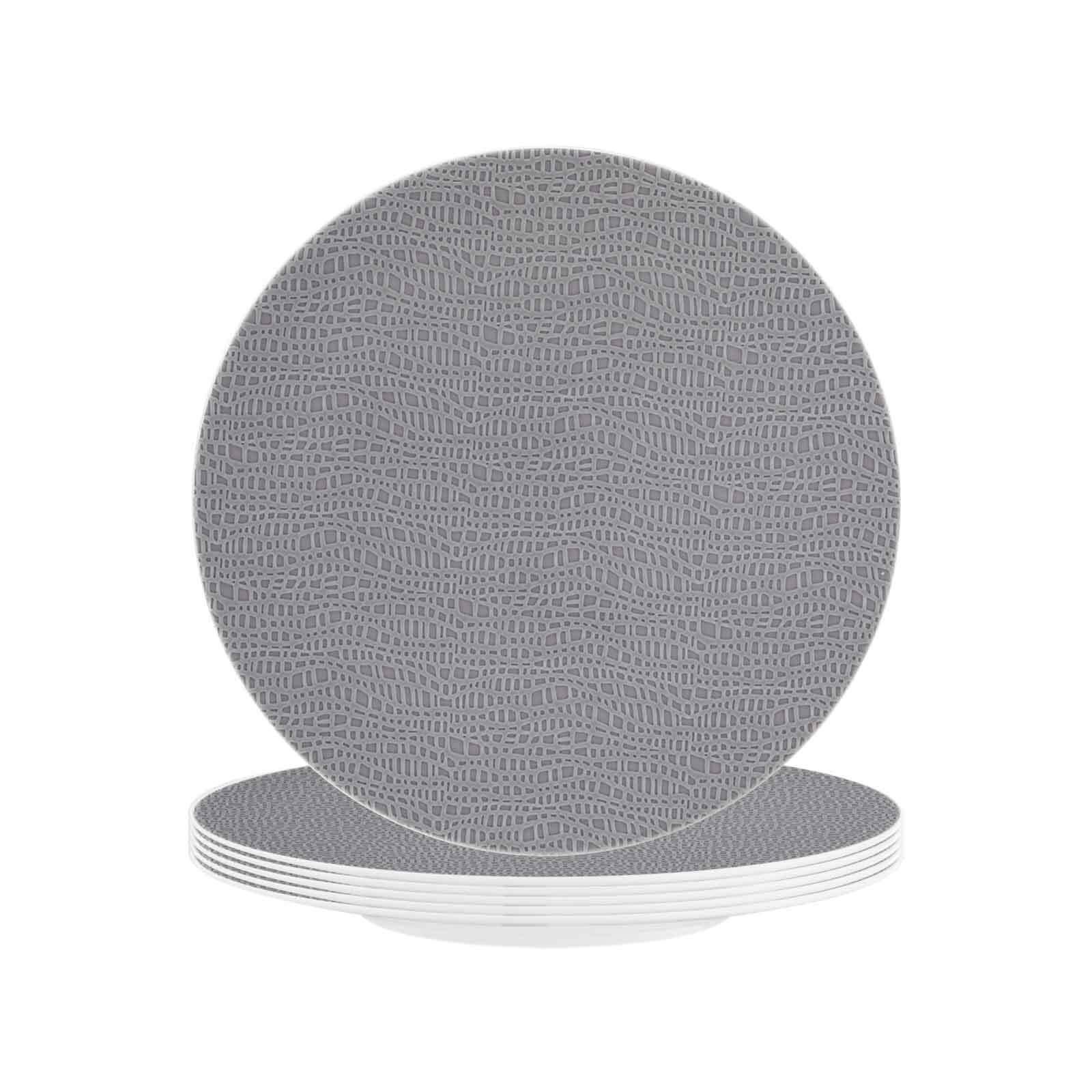 FRÜHSTÜCKSTELLER Life Fashion Elegant Grey ø 22,5 cm 6er Set - Grau, Keramik (22.5cm) - Seltmann Weiden