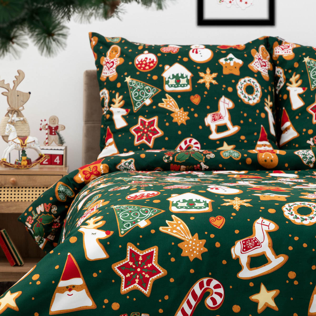 BETTWÄSCHE Grinchy Mikrofaser 220/200 cm - Multicolor, Textil (220/200cm) - Homla