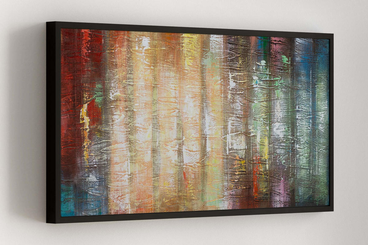 ACRYLBILD HANDGEMALT 120/60 cm - Multicolor, Holz/Textil (120/60cm) - KUNSTLOFT