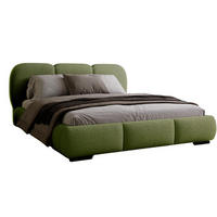 POLSTERBETT boucle 160x200 Olivgrün - Olivgrün, Holzwerkstoff (160/200cm) - Compleo24