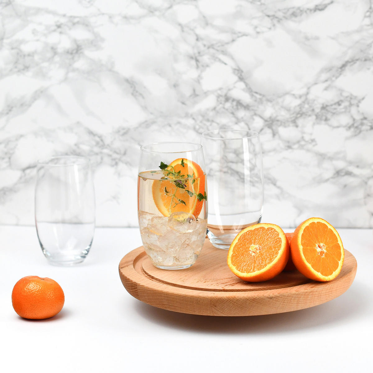 WASSERGLÄSER, 6er-Set, 510 ml - Transparent, Glas (0.51L) - Krosno Glass