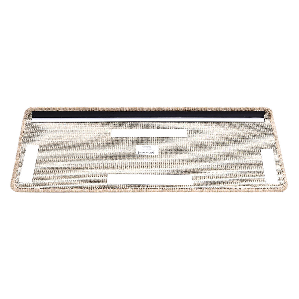 STUFENMATTEN-SET 15 TLG. - Beige, Kunststoff (24/65/0.7cm) - [en.casa]