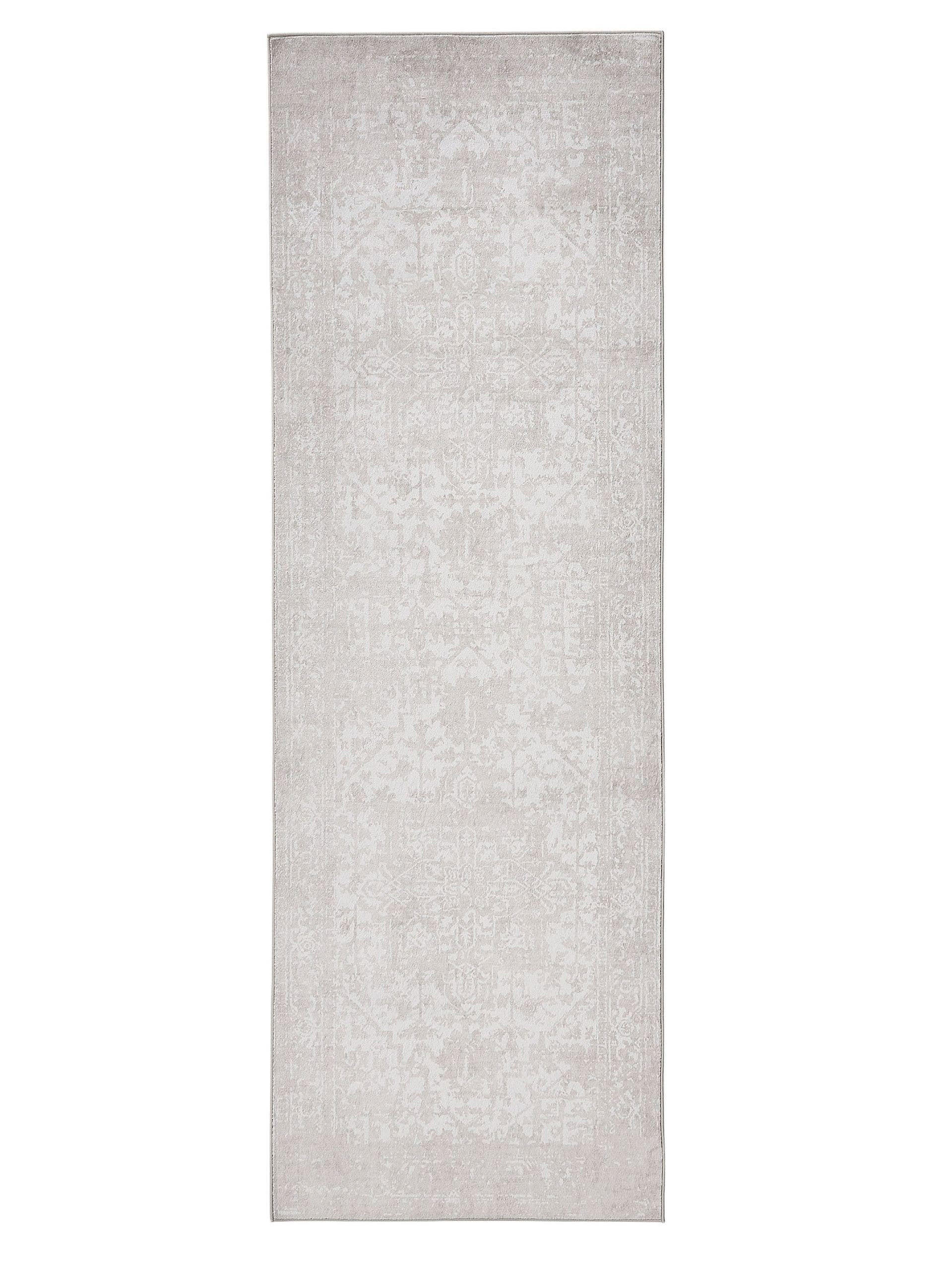 VINTAGE-LÄUFER Miray waschbar 80/240 cm - Taupe, Kunststoff (80/240cm) - benuta Nest