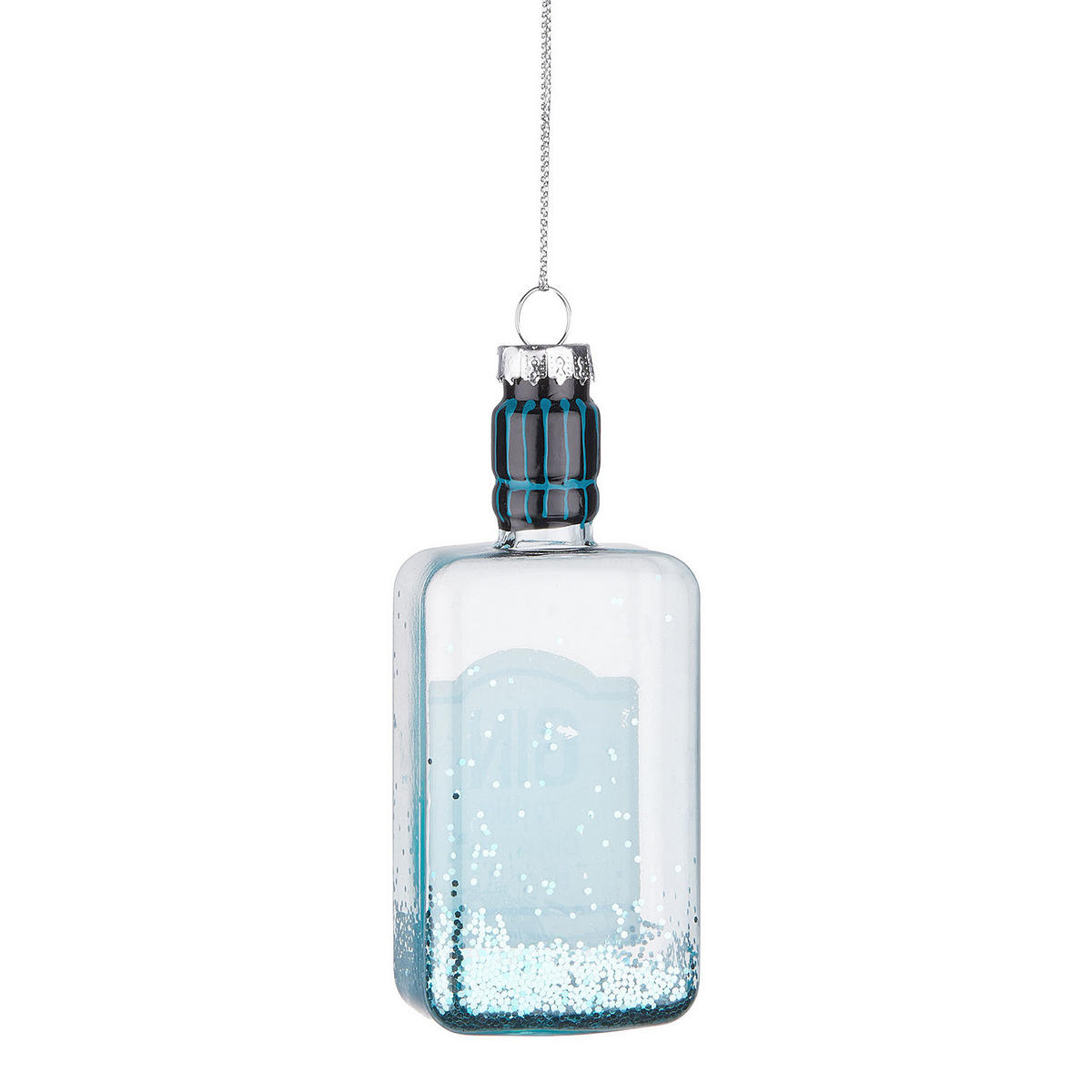 BAUMANHÄNGER Hang On Gin Flasche - Blau, Glas (4/11/3cm) - Butlers