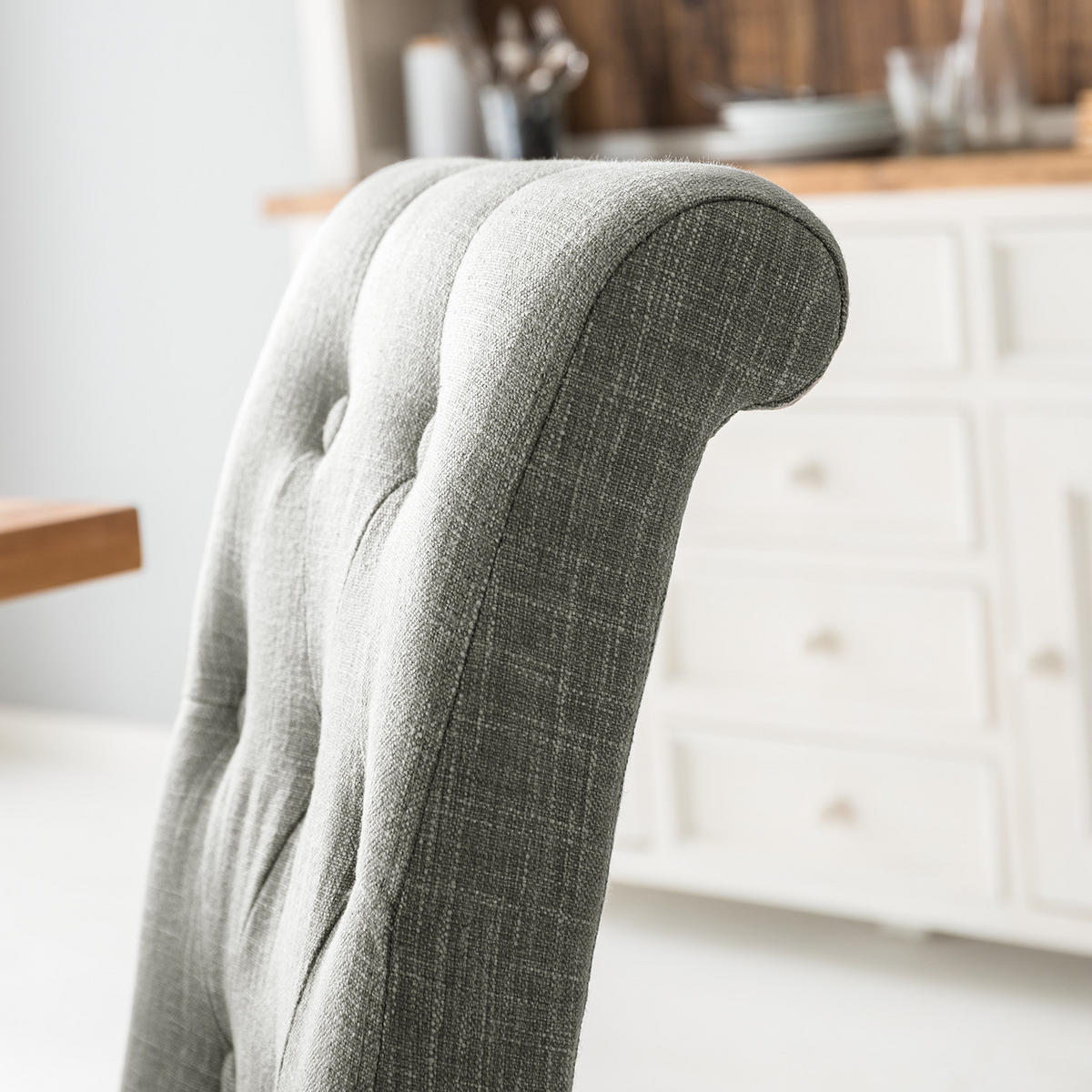 POLSTERSTUHL - 2er-Set - Grau, Textil (45/95/60cm) - home24