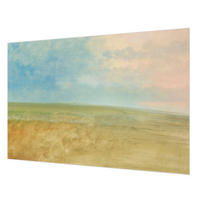 FOTOTAPETE 152x104 cm - Pastellfelder - Blau, Textil (152/104cm) - Wallfluent