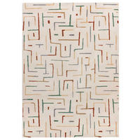 WEBTEPPICH beige und mehrfarbig Beruti 80/150 cm - Beige/Multicolor, Naturmaterialien/Textil (80/150cm) - Atticgo