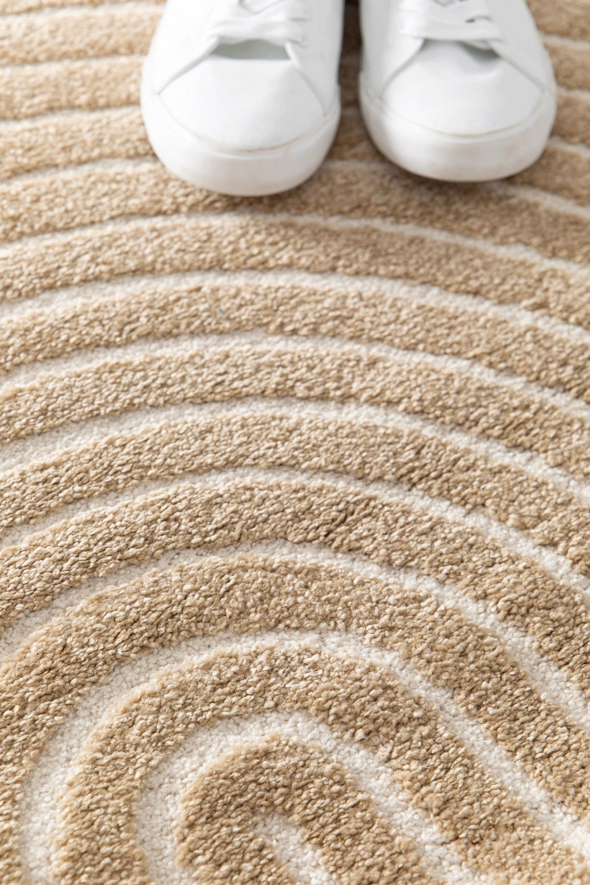 TEPPICH sehr weich mit Relief-Effekt bruin - Braun, Textil (160/230cm) - AFK Living