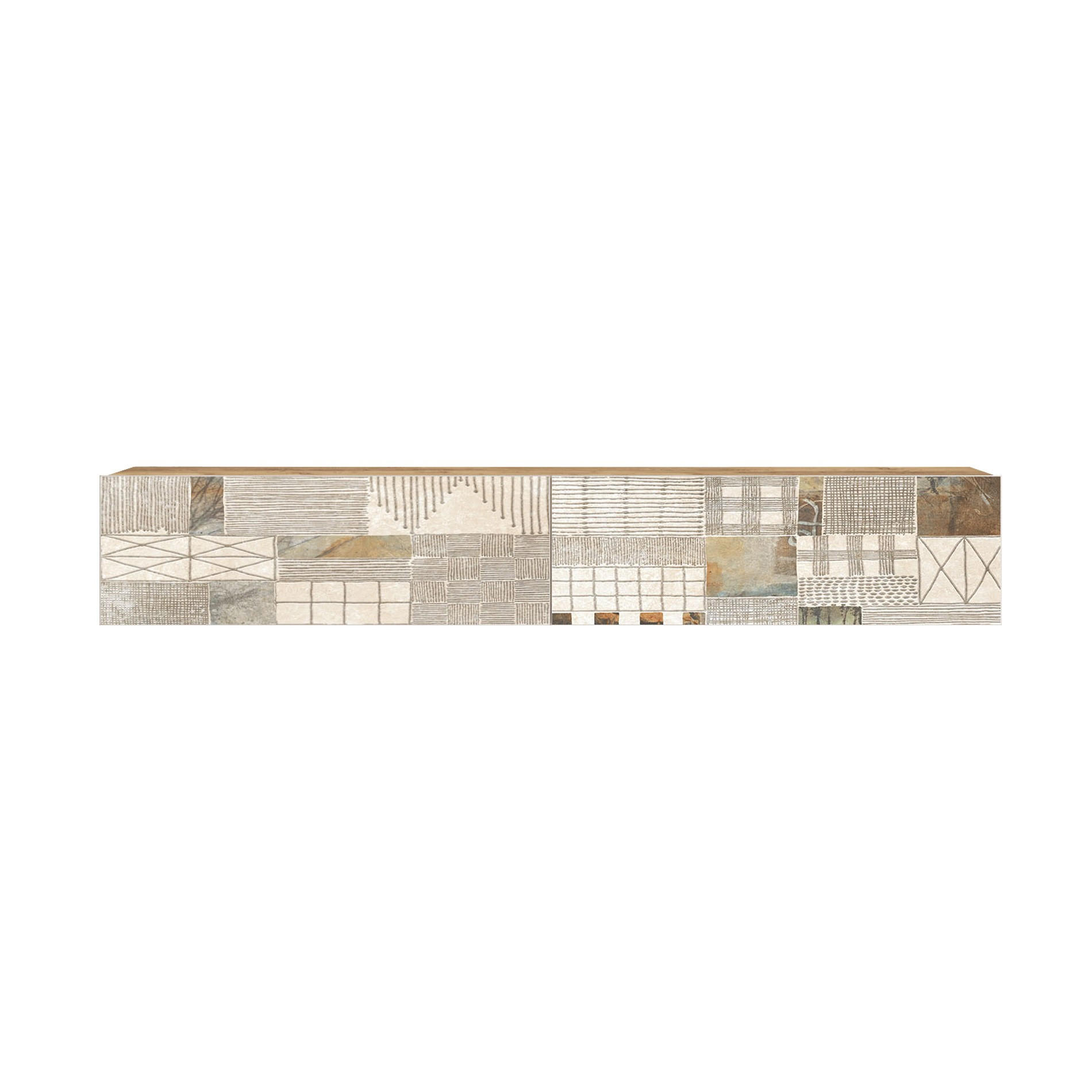 Mobili Rebecca Lowboard Braun 180x30x31.5 cm