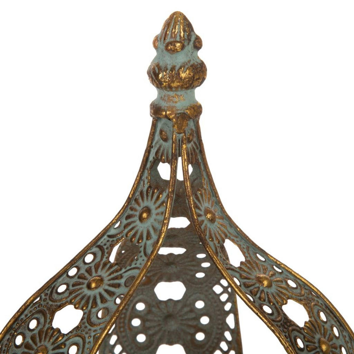 KERZENHALTER aus Metall, golden, 15x24cm - Goldfarben, Metall (23.5cm) - Wanderlust