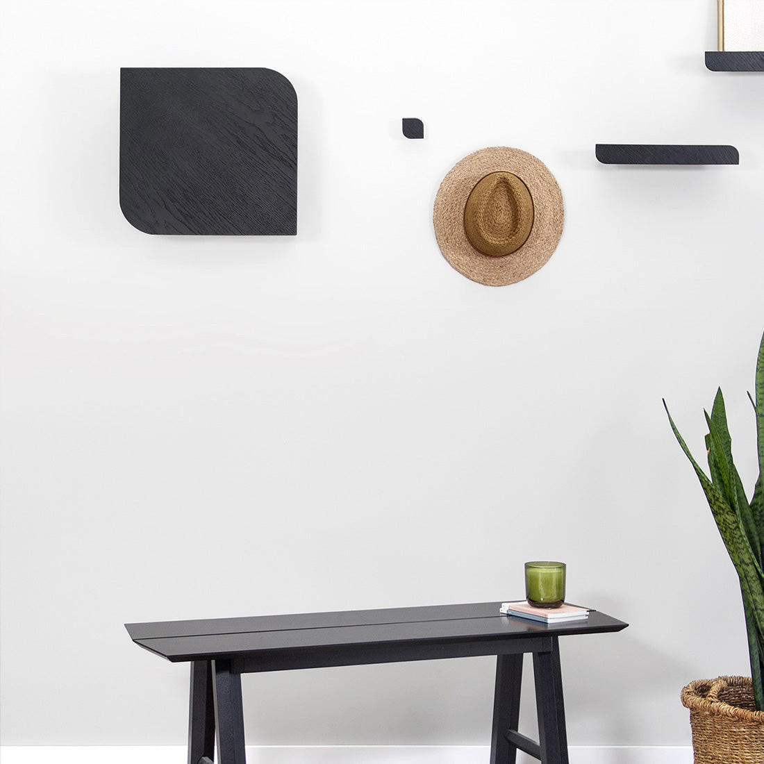 HAKEN Cielo 3er-Set - Weiß, Holz (5/5/3.4cm) - Woodendot
