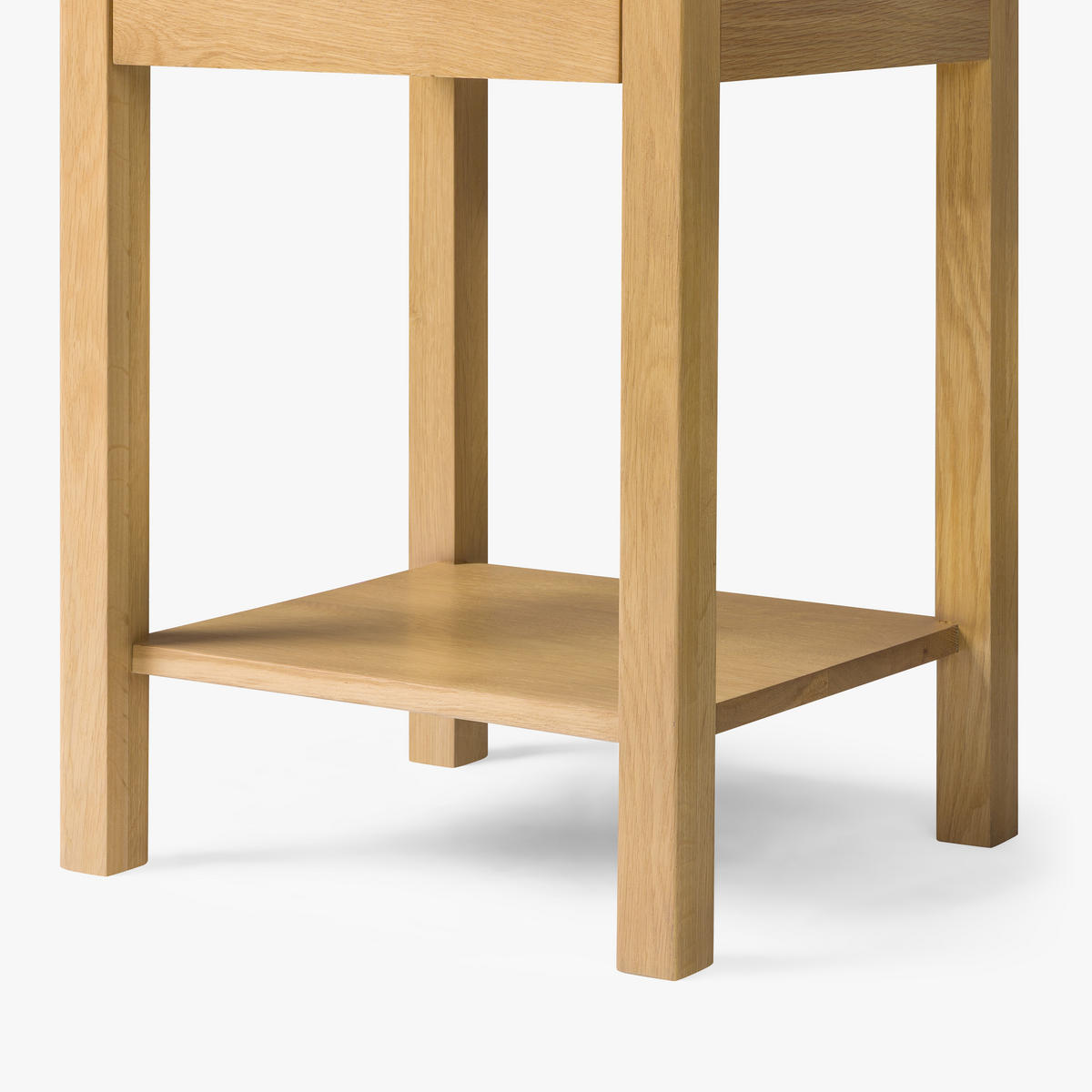 NACHTTISCH Tommy, Eiche, 35/40/57 cm - Beige, Holz (40/61/35cm) - WOODEK