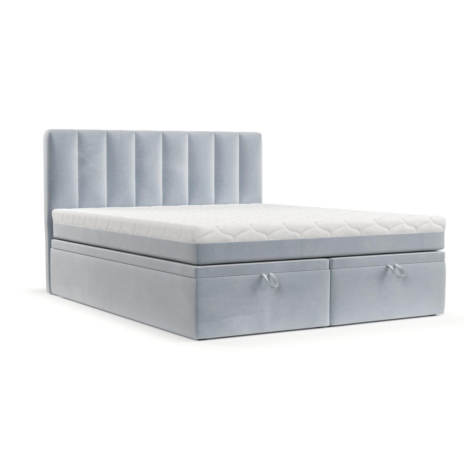 AltaBeds POSTEL BOXSPRING LUME 180/200 Světle šedá