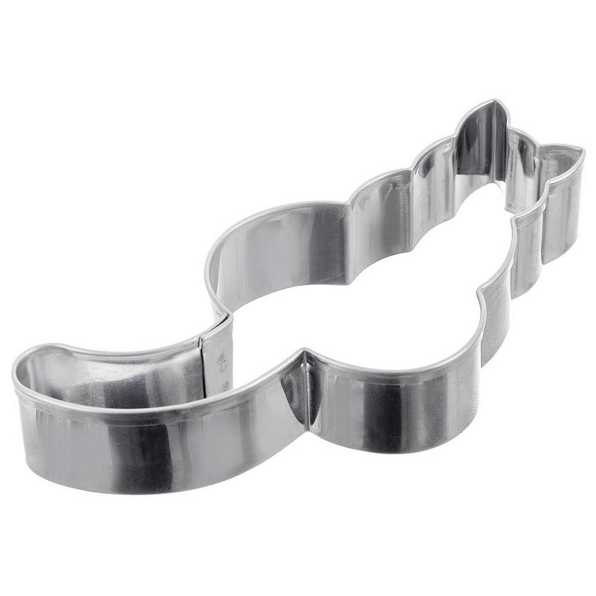 AUSSTECHFORM Katze 8,5 cm Silber - Silberfarben, Metall (4/1.5/8.5cm) - Orion 