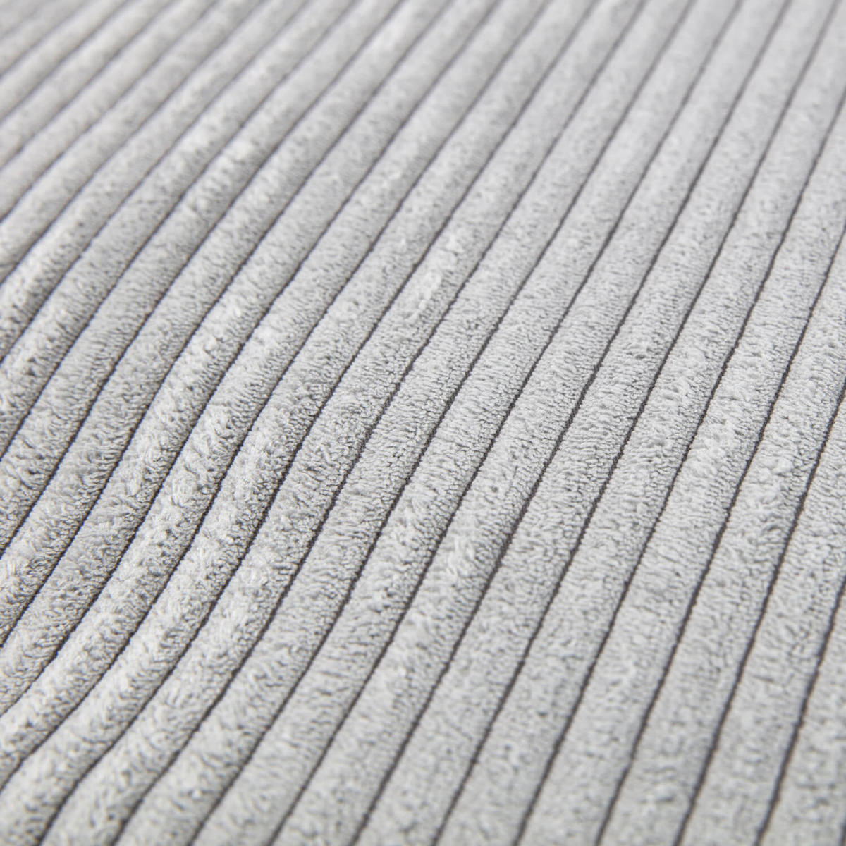 POUF Cord Der Faule Lenz - Grau, Textil (50/30/50cm) - Mokebo