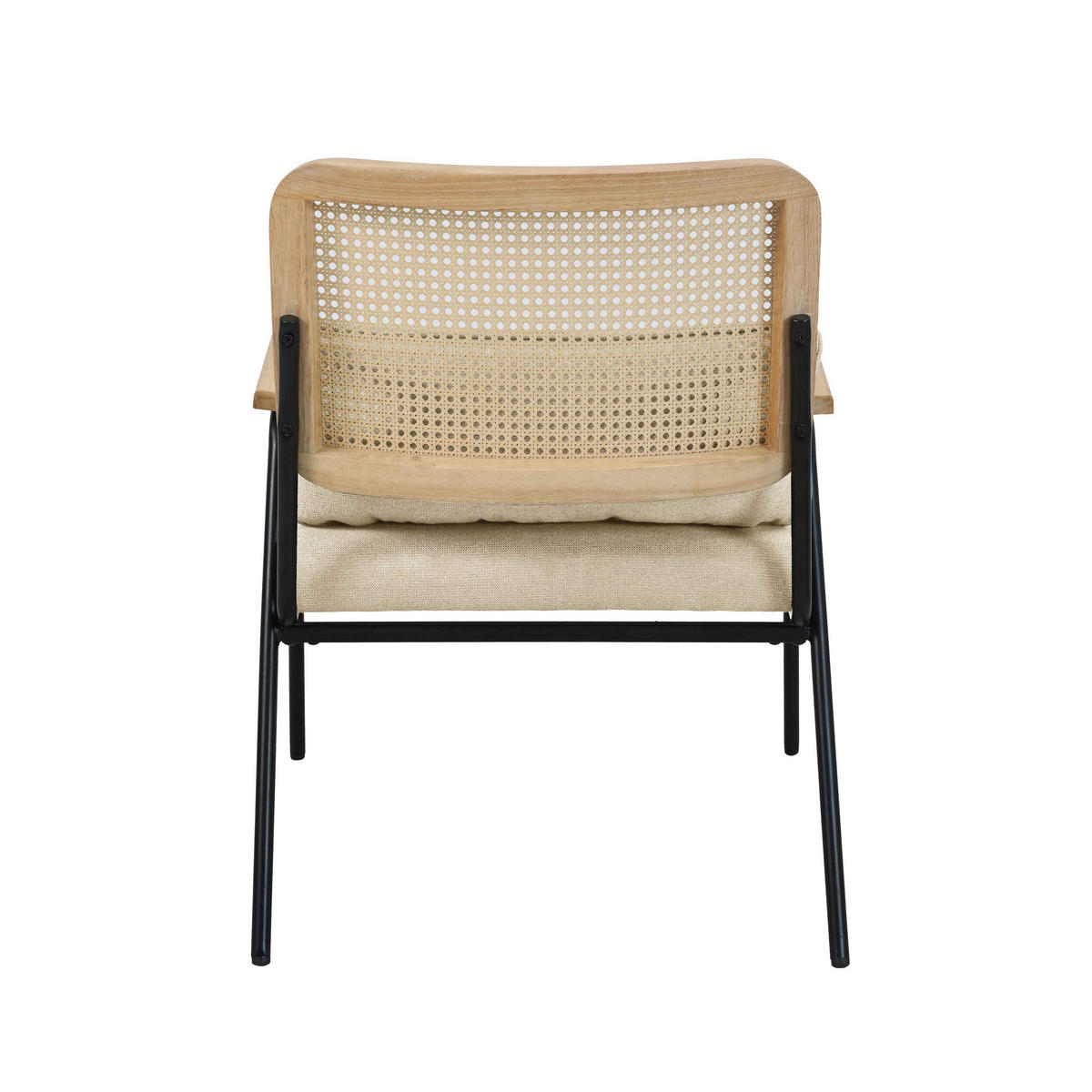RELAXSESSEL, Weiß - Weiß, Textil (63/83/68cm) - Oviala