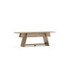 TV-ELEMENT Lanca Walnussbraun - Bronzefarben, Holzwerkstoff (120/50/35cm) - Decorotika