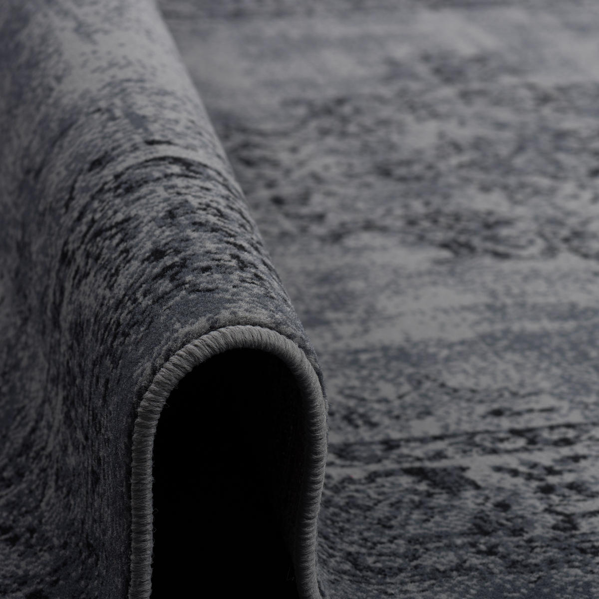 DESIGNER KURZFLOR TEPPICH MODERNE MUSTER - Grau, Textil (80/150cm) - Pergamon